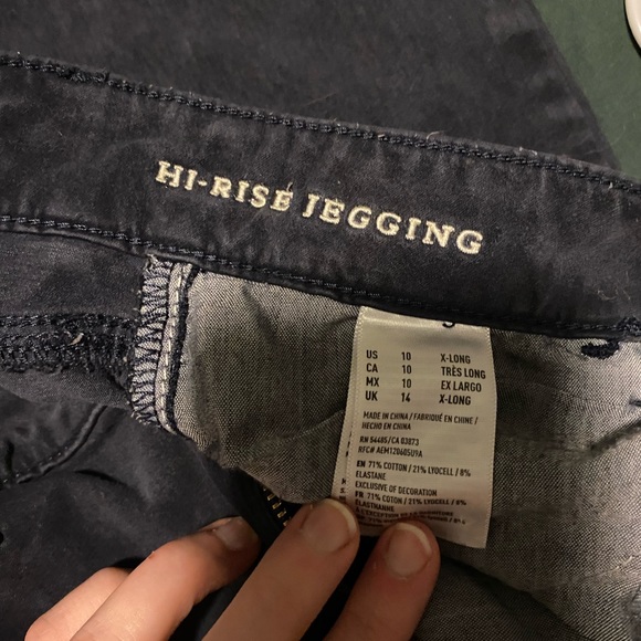 2 pairs of American Eagle High Rise Jeggings - Picture 8 of 9